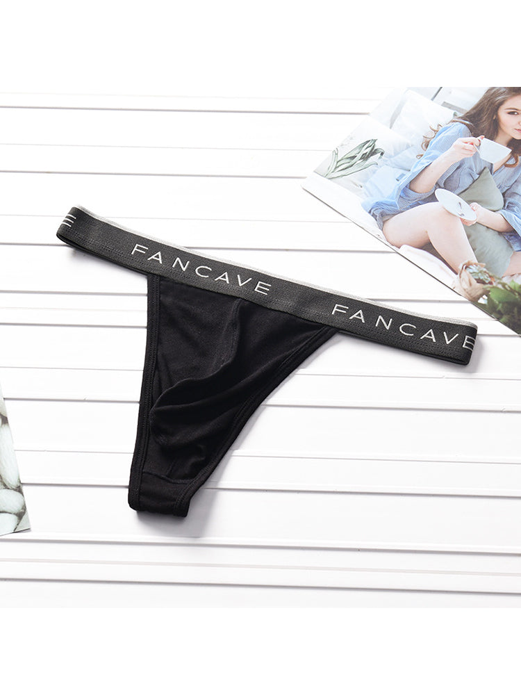 3 Pack Men's Modal U-Pouch Mid-Rise Thongs | dmunderwear detail image 13