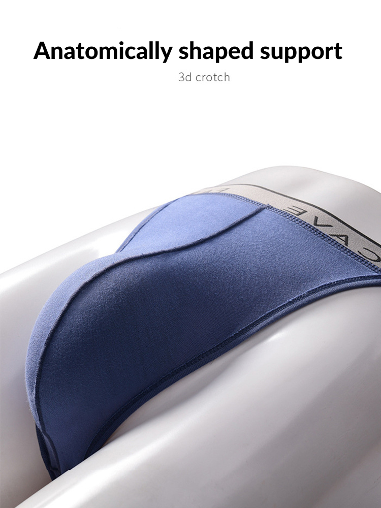 3 Pack Men's Modal U-Pouch Mid-Rise Thongs | dmunderwear detail image 3