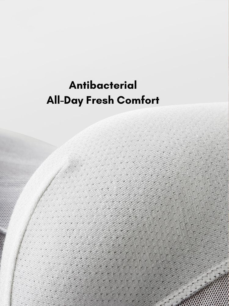3 Pack Men's Moisture-Wicking Heart Prints Antibacterial Trunks | dmunderwear detail image 11