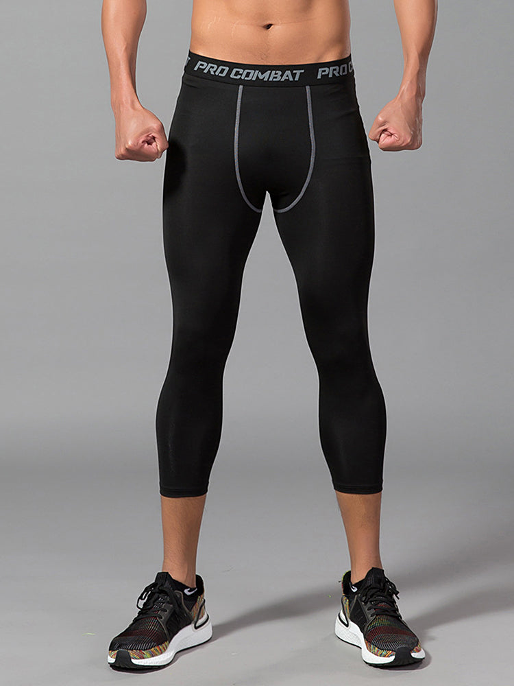 3 Pack Men's Multi-Sport Workout Ready Close-Fitting Comfort Activewear Tights | dmunderwear detail image 7