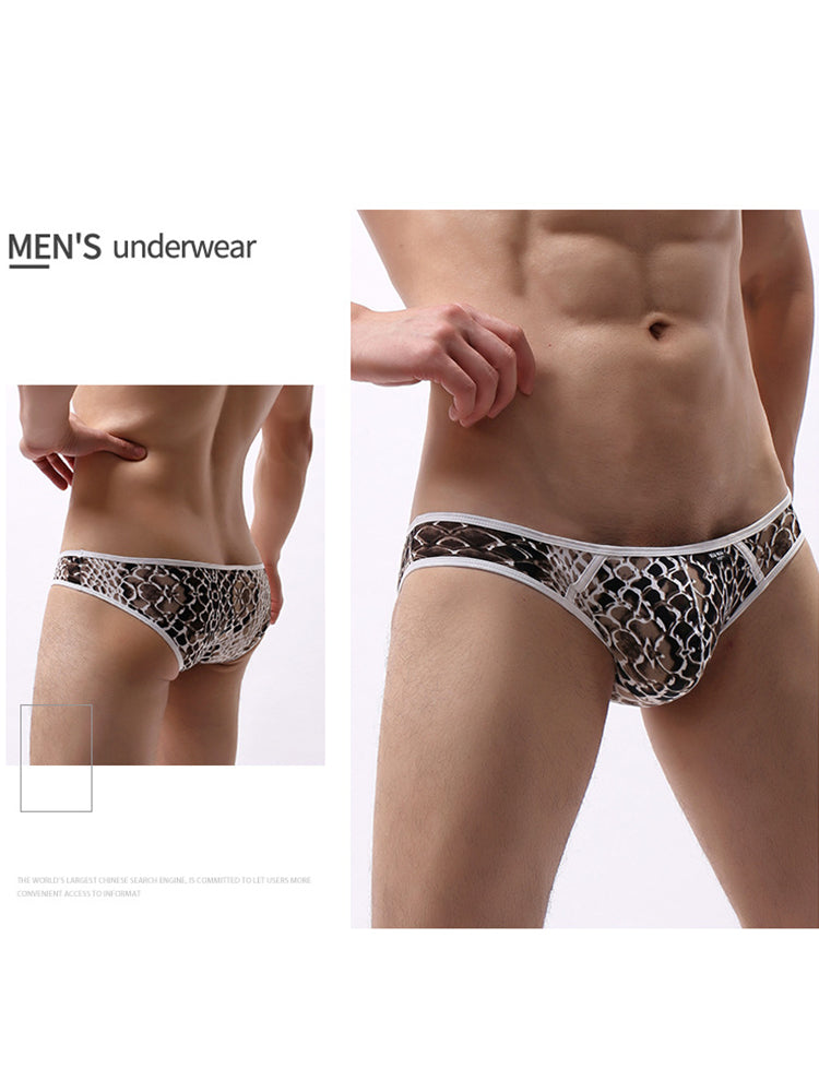3-pack Men's Nylon Low-rise U-shaped Briefs | dmunderwear detail image 10