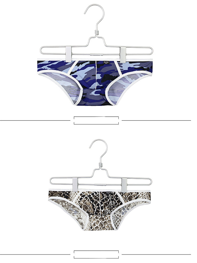 3-pack Men's Nylon Low-rise U-shaped Briefs | dmunderwear detail image 11