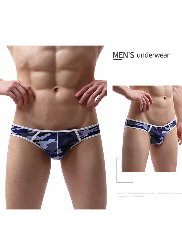 3-pack Men's Nylon Low-rise U-shaped Briefs | dmunderwear detail image 9