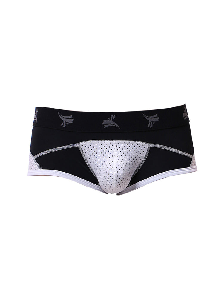 3 Pack Men's Nylon Mesh Breathable U-Pouch Trunks | dmunderwear