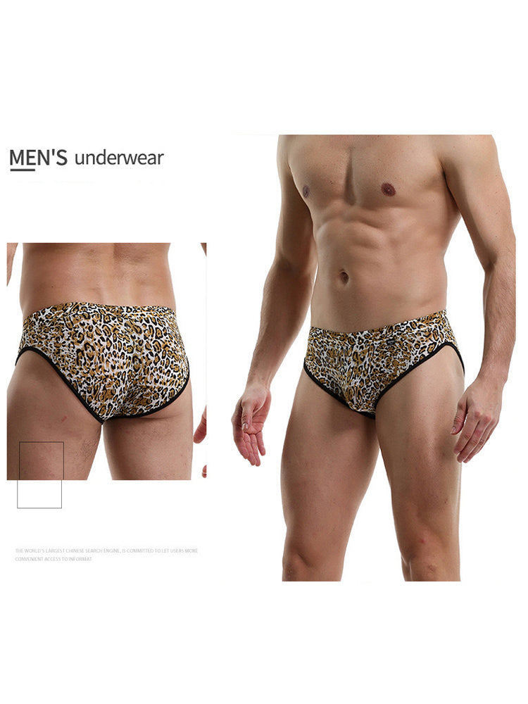 3 Pack Men's Nylon Sexy Low-Rise High-Elastic Briefs | dmunderwear detail image 18