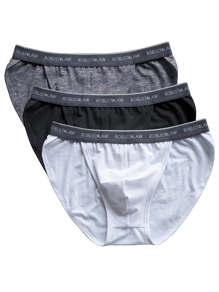 3 Pack Men's Cotton Bikini Underwear | dmunderwear detail image 9