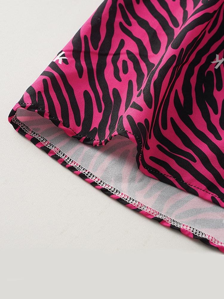 3 Pack Men's Pink Leopard Print Trendy Lightweight & Airy Boxers Briefs | dmunderwear detail image 5