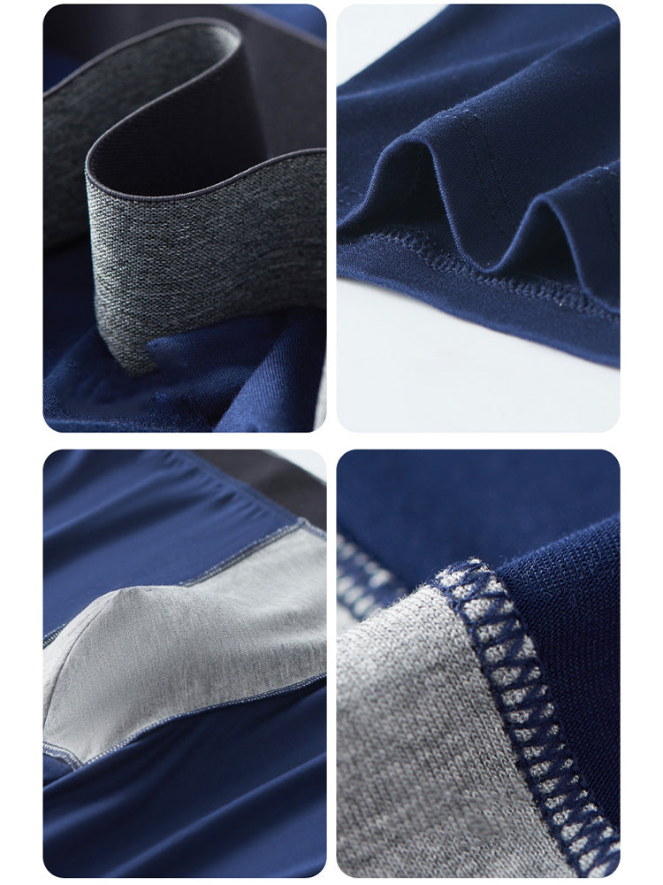 3 Pack Men's Plus-Size Anti-Chafing Performance Boxer Briefs | dmunderwear detail image 10