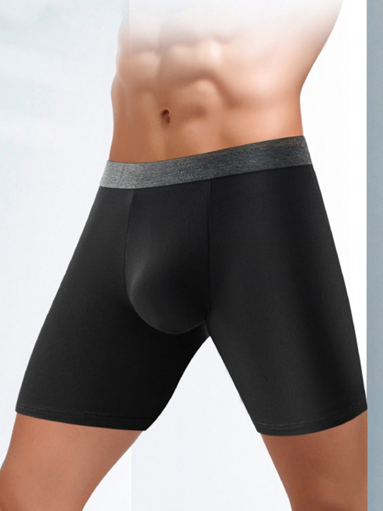 3 Pack Men's Plus-Size Anti-Chafing Performance Boxer Briefs | dmunderwear detail image 3