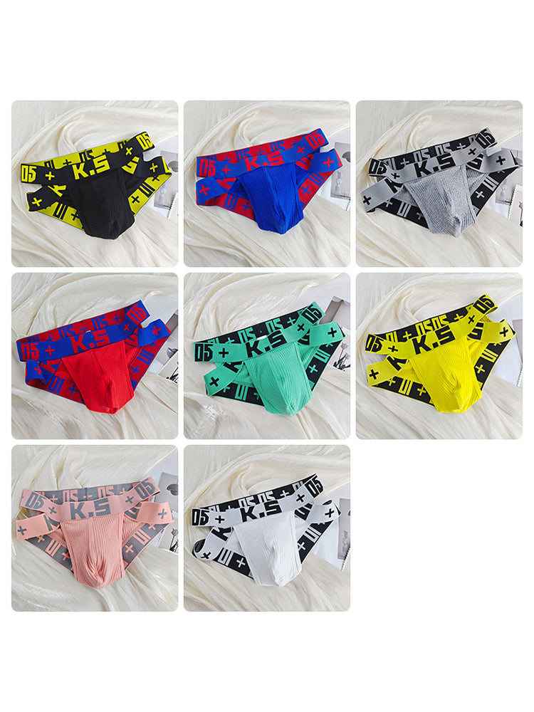 3 Pack Men's Premium Cotton Sporty Sexy Low-Rise & Breathable Bikini | dmunderwear detail image 20