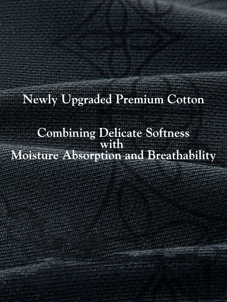 3 Pack Men's Printed Breathable Ultra-Soft Cotton Trunks | dmunderwear detail image 5
