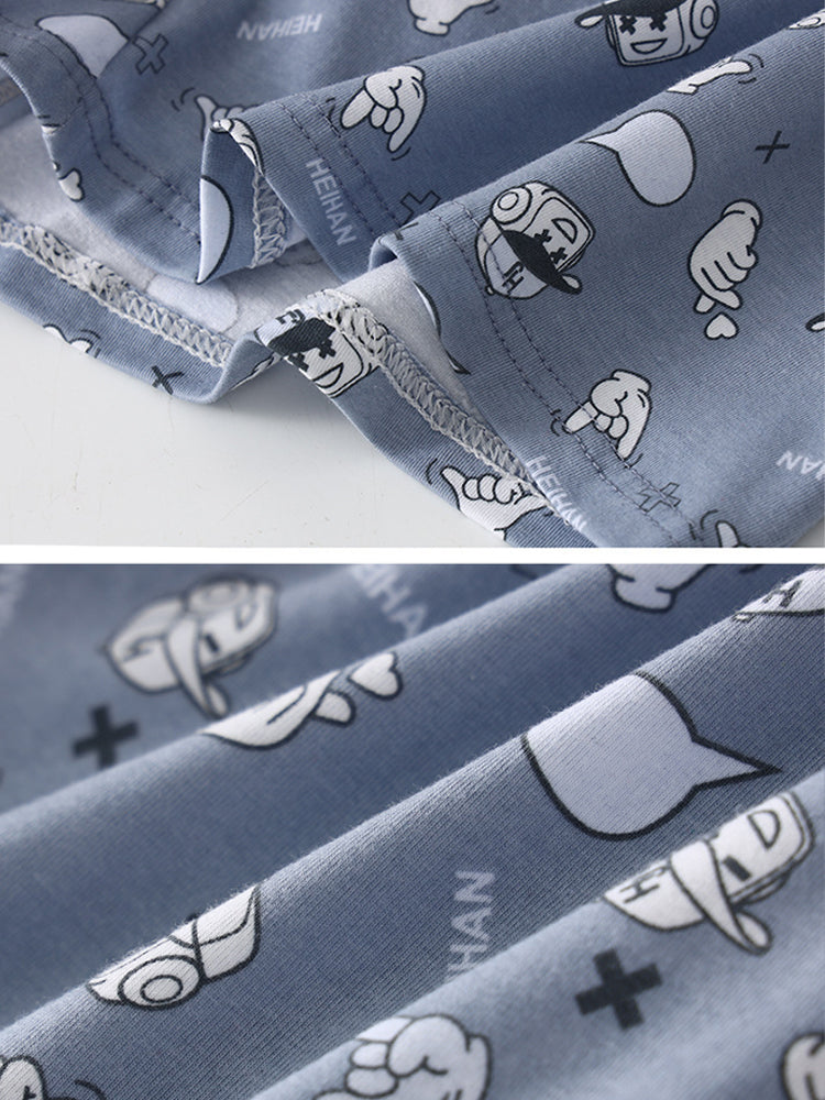 3 Pack Men's Printed Trendy Seamless Flexible & Lightweight Boxer Shorts | dmunderwear detail image 11