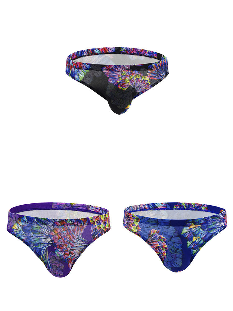 3 Pack Men's Printing U Convex Pouch Pouch Briefs | dmunderwear detail image 13