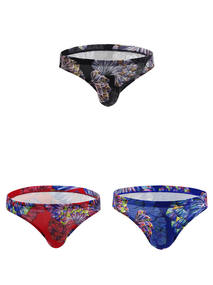 3 Pack Men's Printing U Convex Pouch Pouch Briefs | dmunderwear detail image 8