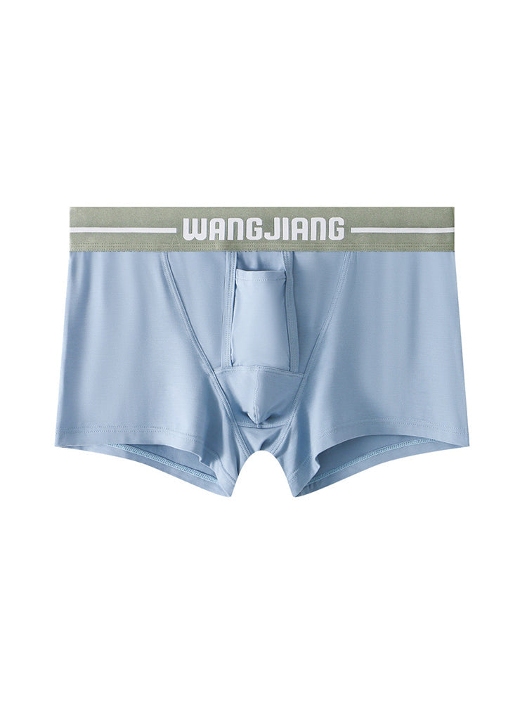 3 Pack Men's Reinforced Pouch Breathable Seamless Comfort Trunks | dmunderwear detail image 15