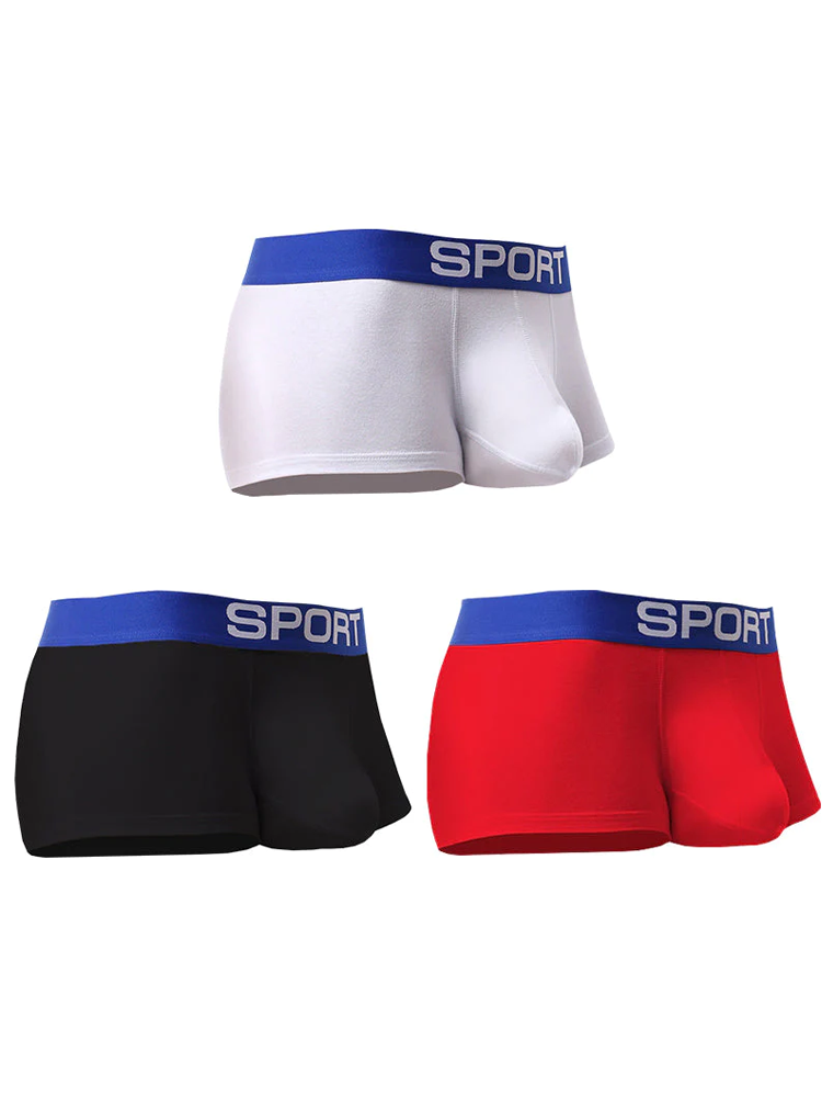 3 Pack Mens Sculpt Bulge Shape Support Pouch Underwear | dmunderwear detail image 2