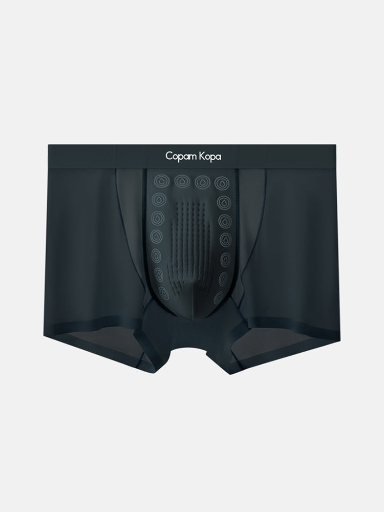 3 Pack Men's Seamless Breathable Mid-Rise Antibacterial Crotch Trunks | dmunderwear detail image 18
