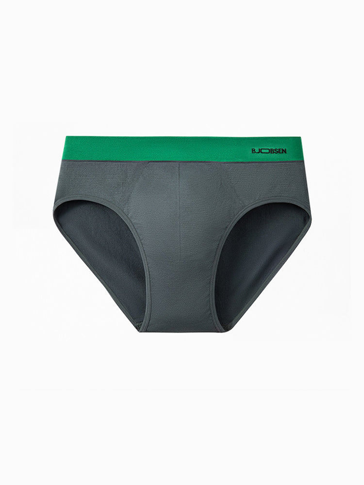 3 Pack Men's Seamless Comfort Anti-Chafing Full Coverage Briefs | dmunderwear detail image 18