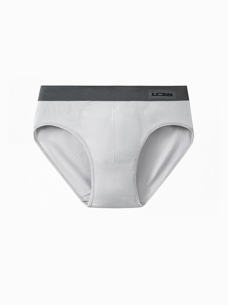 3 Pack Men's Seamless Comfort Anti-Chafing Full Coverage Briefs | dmunderwear detail image 19
