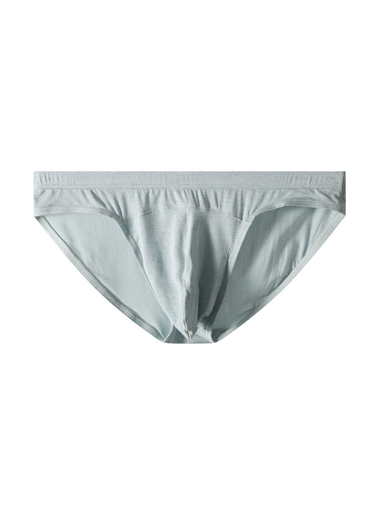 3 Pack Men's Seamless Comfort Jacquard Soft Touch Cooling Briefs | dmunderwear detail image 11