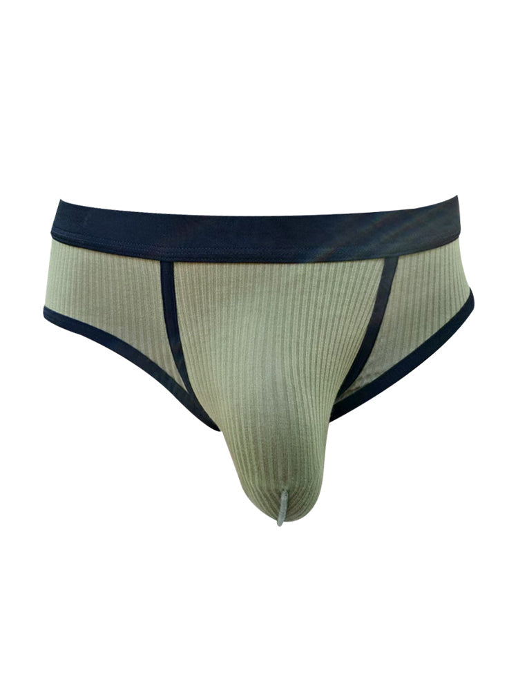 3 Pack Men's Seamless Comfort Large Supportive Pouch Sexy Low-Rise Briefs | dmunderwear
