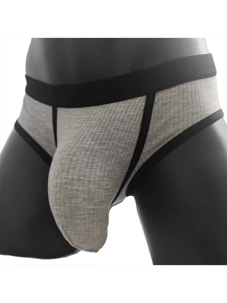 3 Pack Men's Seamless Comfort Large Supportive Pouch Sexy Low-Rise Briefs | dmunderwear detail image 10