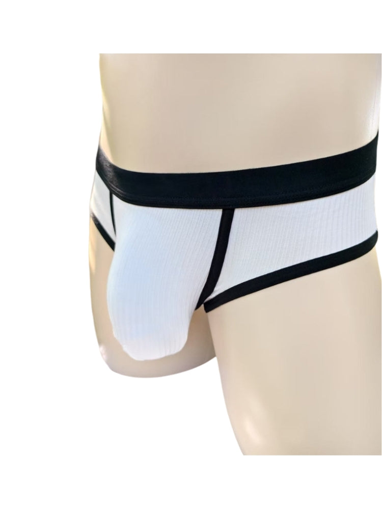 3 Pack Men's Seamless Comfort Large Supportive Pouch Sexy Low-Rise Briefs | dmunderwear detail image 11