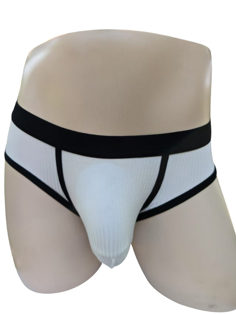 3 Pack Men's Seamless Comfort Large Supportive Pouch Sexy Low-Rise Briefs | dmunderwear detail image 13