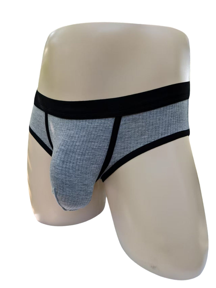 3 Pack Men's Seamless Comfort Large Supportive Pouch Sexy Low-Rise Briefs | dmunderwear detail image 17