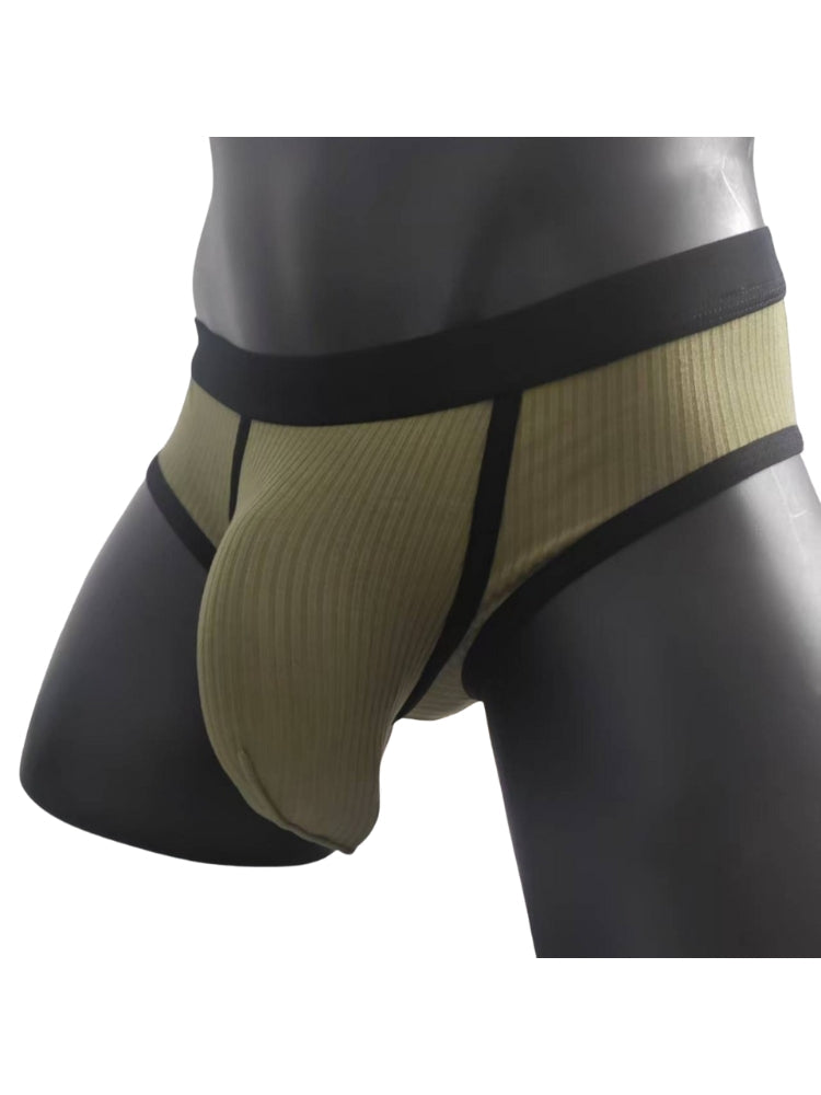 3 Pack Men's Seamless Comfort Large Supportive Pouch Sexy Low-Rise Briefs | dmunderwear detail image 18