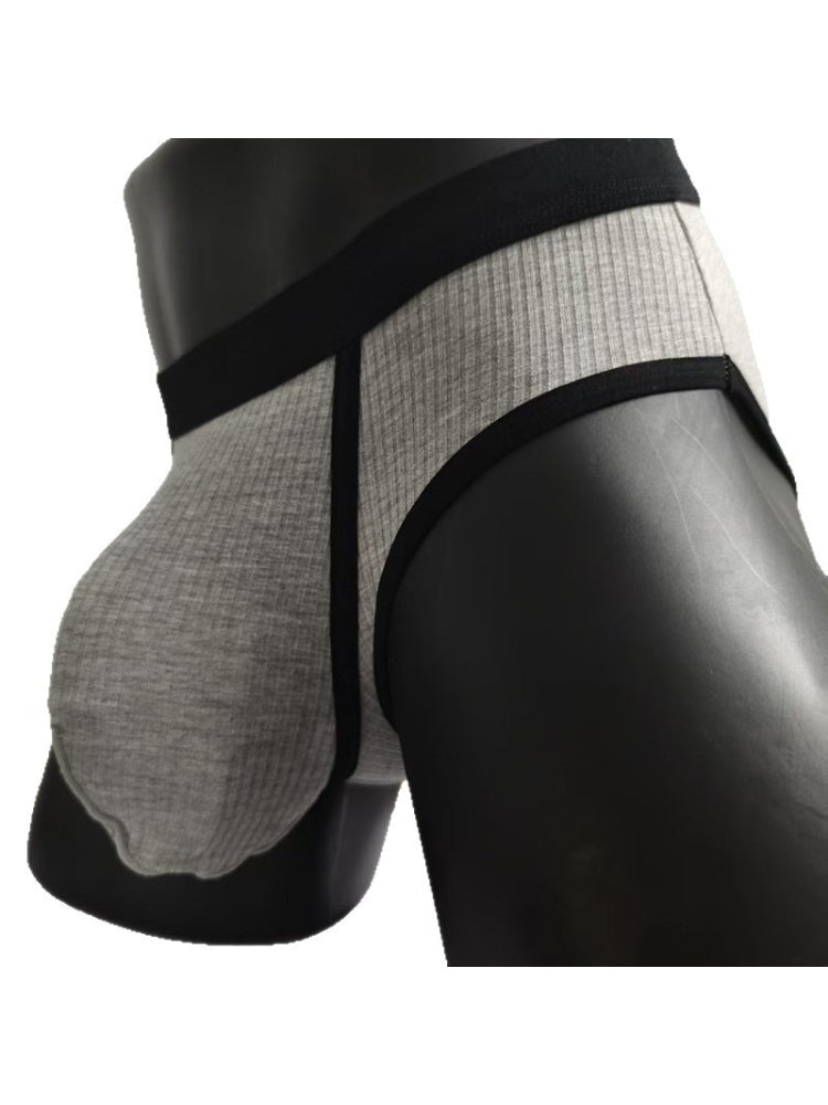 3 Pack Men's Seamless Comfort Large Supportive Pouch Sexy Low-Rise Briefs | dmunderwear detail image 9