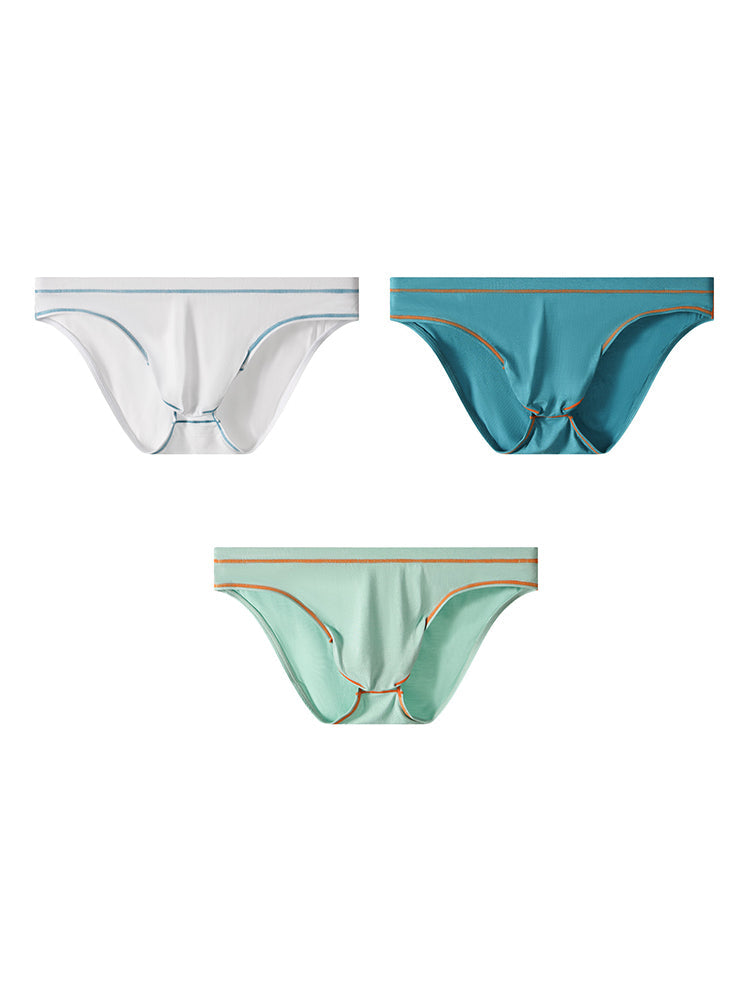 3 Pack Men's Seamless Comfort Sexy Contoured Pouch Supportive Fit Bikini | dmunderwear detail image 7