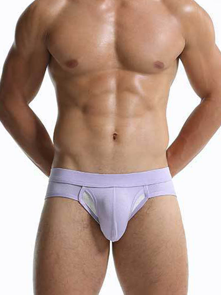 3 Pack Men's Seamless Comfort Sporty Cut Stretch Fit Briefs | dmunderwear detail image 5