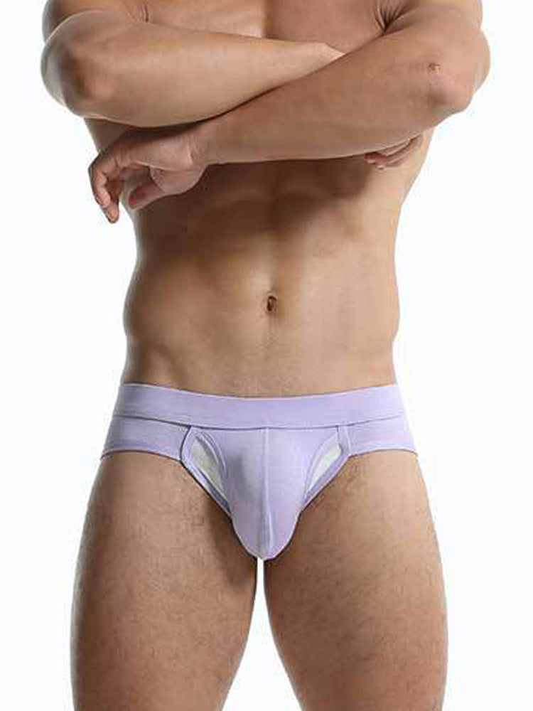 3 Pack Men's Seamless Comfort Sporty Cut Stretch Fit Briefs | dmunderwear detail image 9