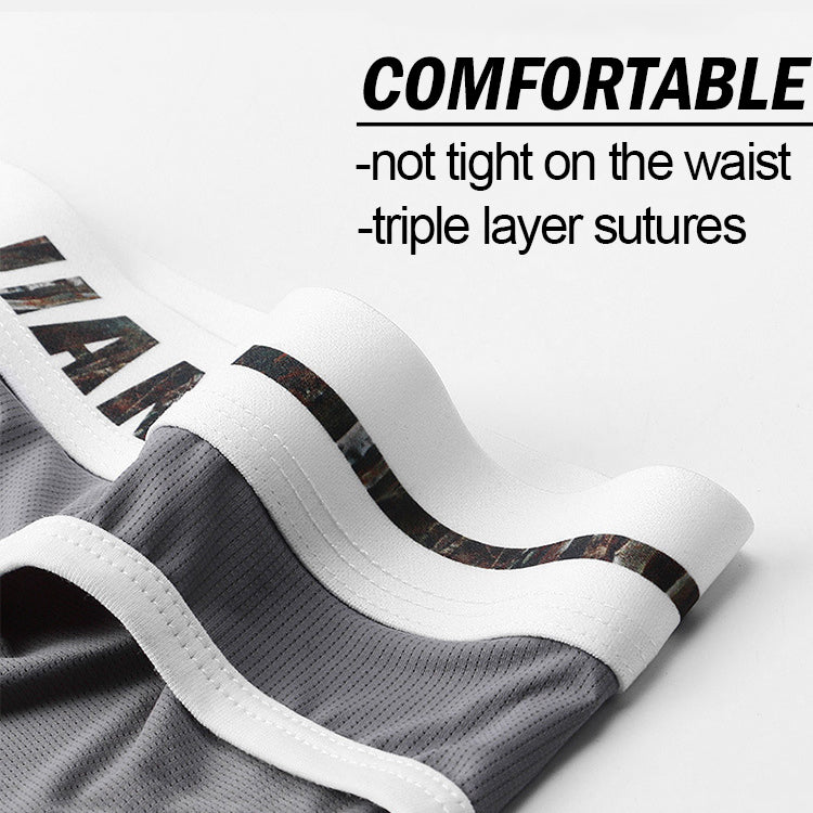 3 Pack Men's Seamless Ice Silk Comfy Underwear | dmunderwear detail image 10