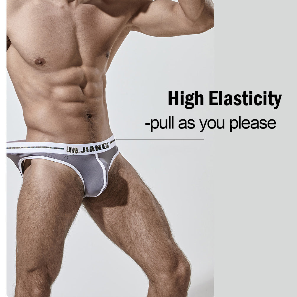 3 Pack Men's Seamless Ice Silk Comfy Underwear | dmunderwear detail image 13