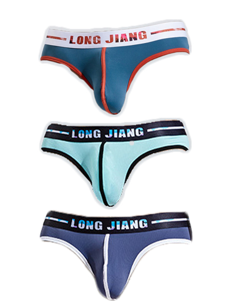 3 Pack Men's Seamless Ice Silk Comfy Underwear | dmunderwear detail image 16