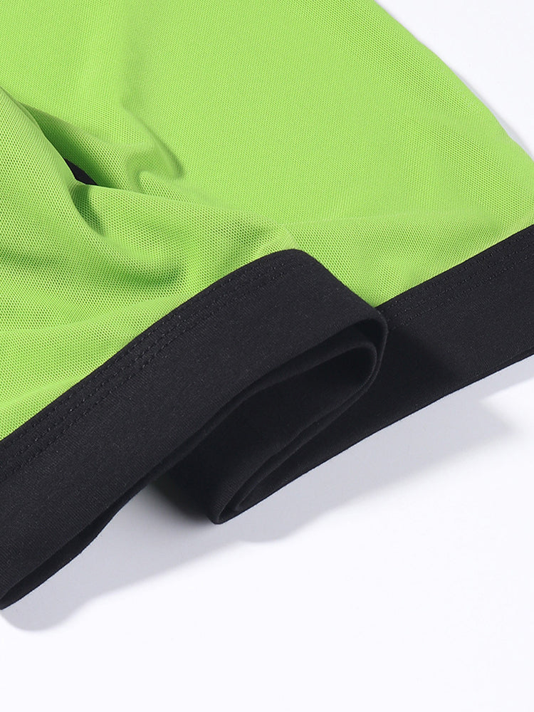 3 Pack Men's Semi-Sheer High-Stretch Skin-Friendly Mesh Breathable Trunks | dmunderwear detail image 9