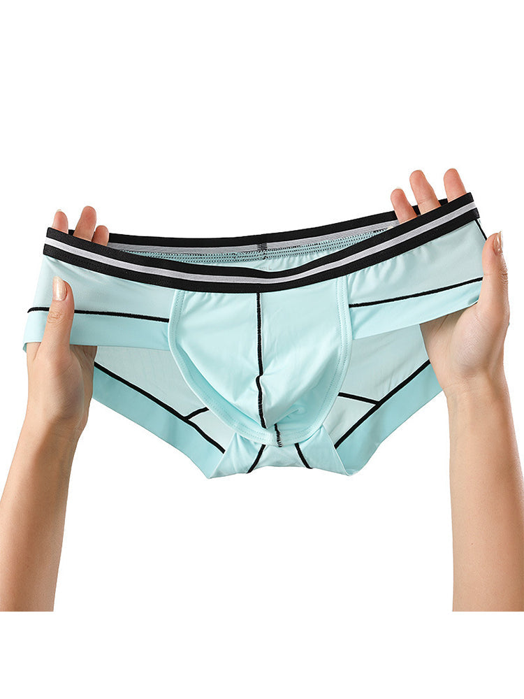 3 Pack Men's Semi-Transparent Comfortable Soft Skin-Friendly Minimalist Briefs | dmunderwear