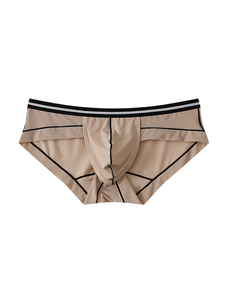 3 Pack Men's Semi-Transparent Comfortable Soft Skin-Friendly Minimalist Briefs | dmunderwear detail image 19