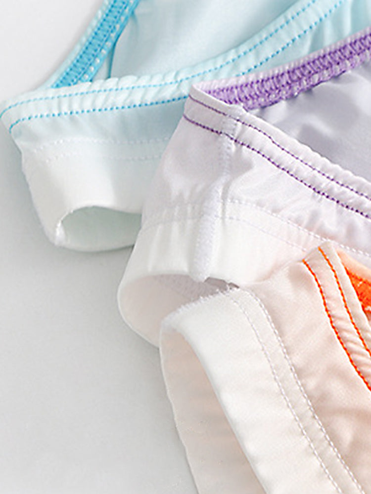 3 Pack Men's Sensual Silk-Like Loose Gradient Color Bikini | dmunderwear detail image 13