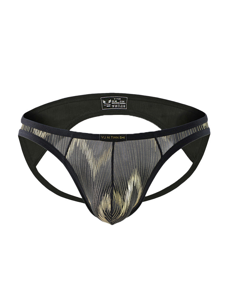 3 Pack Men's Sexy Breathable Odor-Control Snug Fit Low-Rise Jockstrap | dmunderwear detail image 11