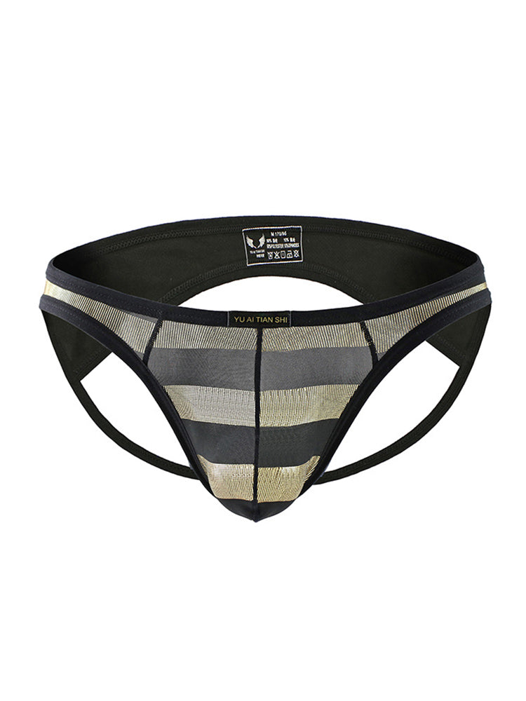 3 Pack Men's Sexy Breathable Odor-Control Snug Fit Low-Rise Jockstrap | dmunderwear detail image 16
