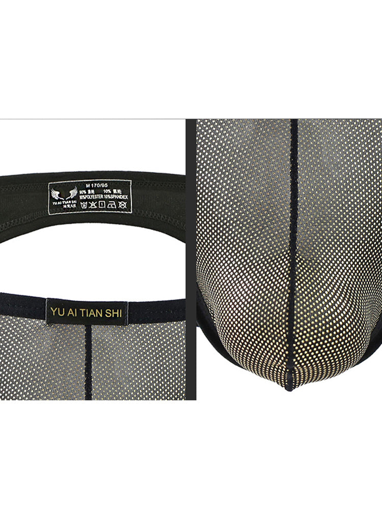 3 Pack Men's Sexy Breathable Odor-Control Snug Fit Low-Rise Jockstrap | dmunderwear detail image 6