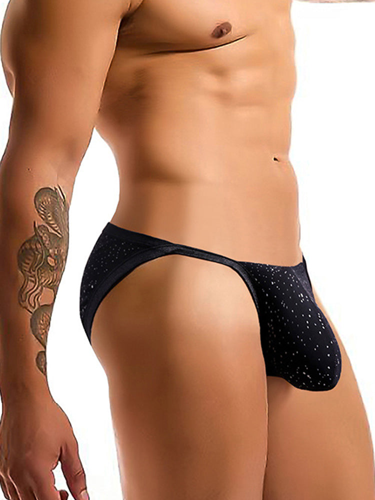 3-pack Men's Sexy Breathable U-convex Big Pouch Bikini | dmunderwear detail image 10