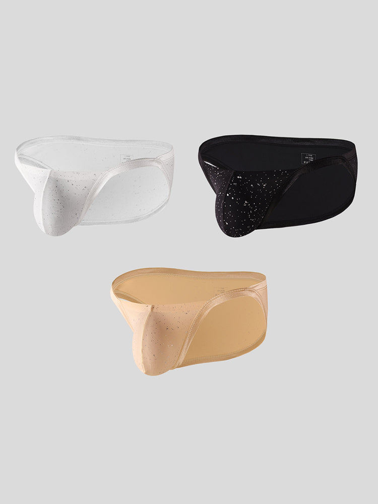 3-pack Men's Sexy Breathable U-convex Big Pouch Bikini | dmunderwear detail image 20