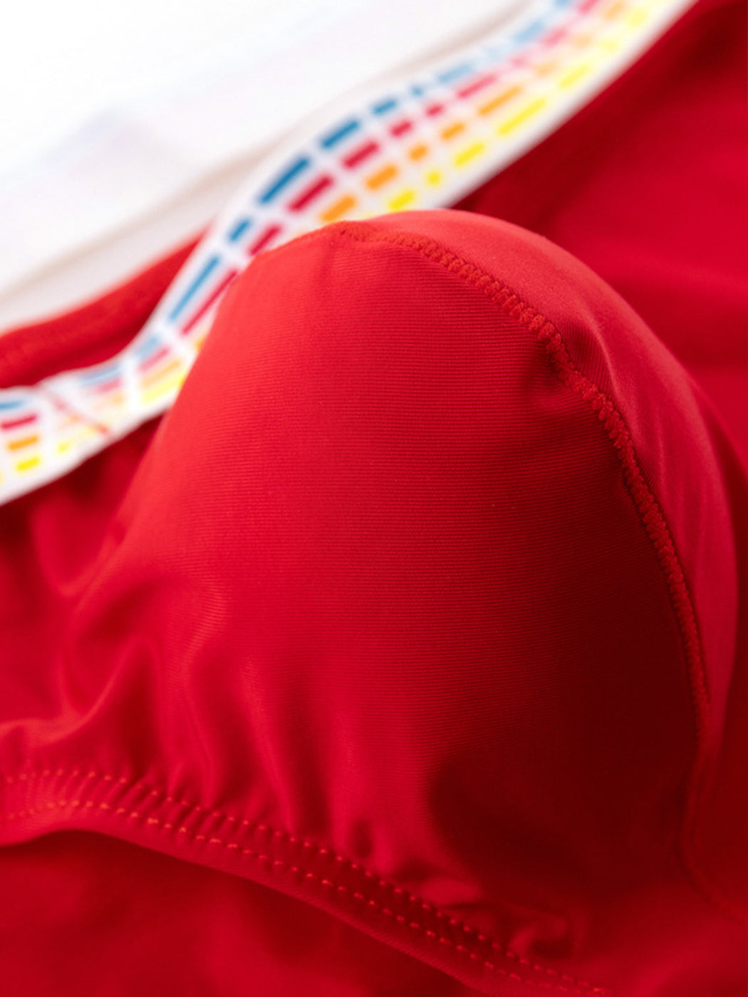 3 Pack Men's Sexy Color-Block Hollow Out Underwear Bikini | dmunderwear detail image 10