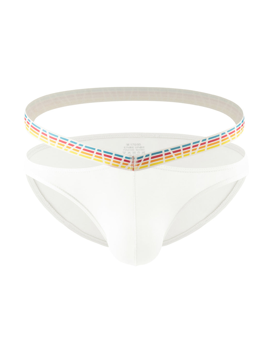 3 Pack Men's Sexy Color-Block Hollow Out Underwear Bikini | dmunderwear detail image 15