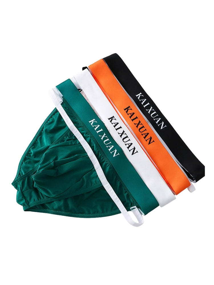 3 Pack Men's Sexy High-Cut 3D U-Pouch & Breathable Bikini | dmunderwear detail image 11