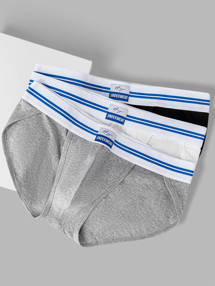 3-pack Men's Sexy High-cut Breathable Briefs | dmunderwear